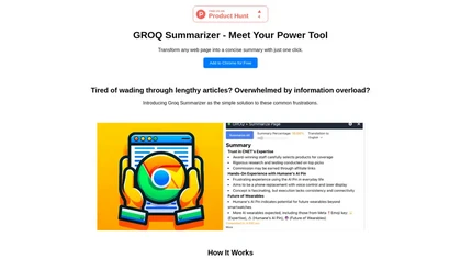 Groq Summarizer